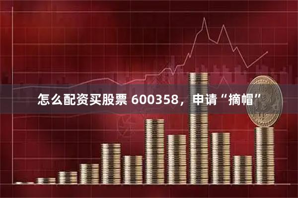 怎么配资买股票 600358，申请“摘帽”